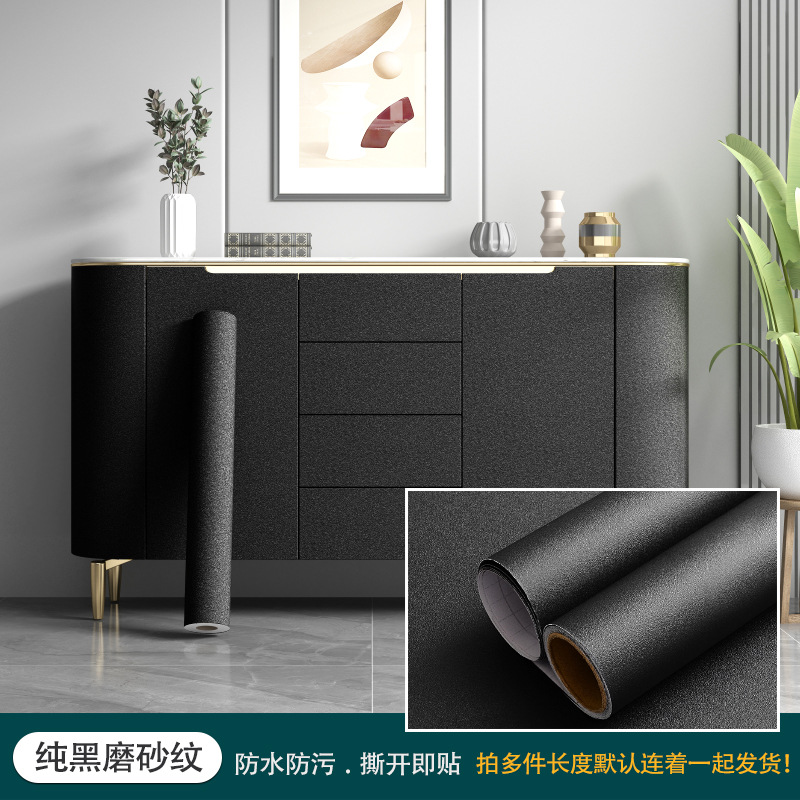 跨境自粘立体墙纸防水防潮壁纸橱柜家具翻新装饰贴纸3D wallpaper
