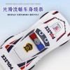 跨境电动万向变形警车赛车灯光音乐自动变形机器人儿童玩具车批发