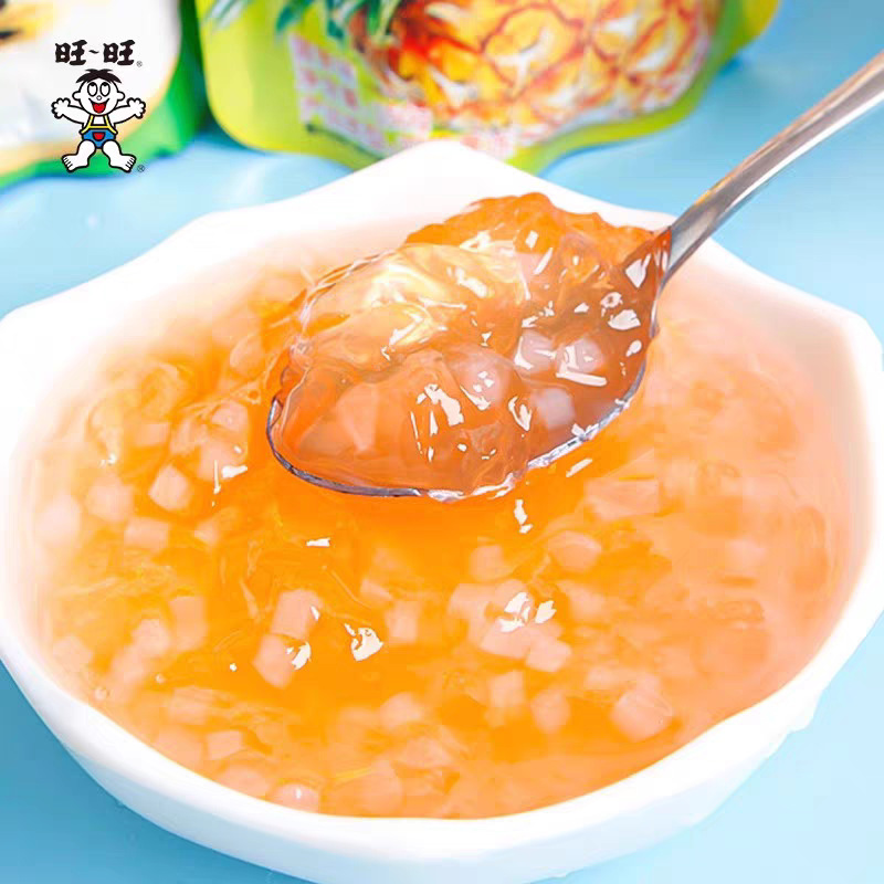 旺旺维多粒果冻爽150g40包混合水果味吸吸冻摇摇冻果肉休闲零食