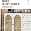 法式餐边柜客厅靠墙一体茶水柜藤编储物柜家用防尘收纳柜复古斗柜