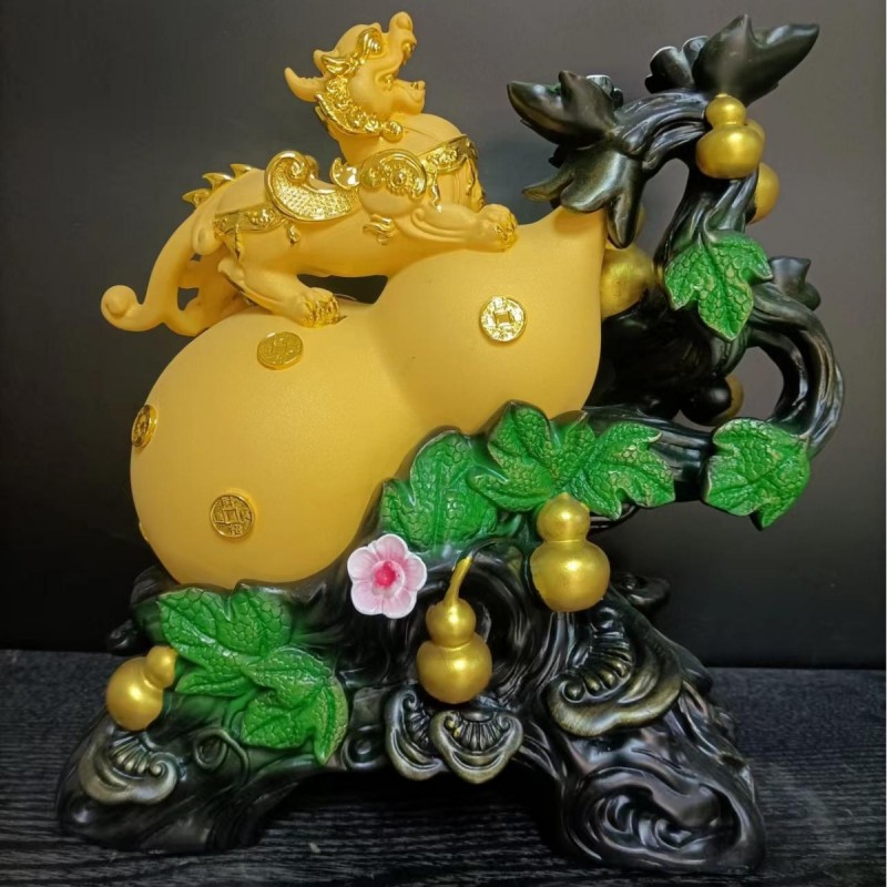发财葫芦树脂工艺品酒柜摆件开业礼品乔迁礼物玄关装饰用品家居