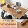 原木墙贴wallpaper自粘墙纸批发家具翻新贴纸衣柜门木纹 波音软片