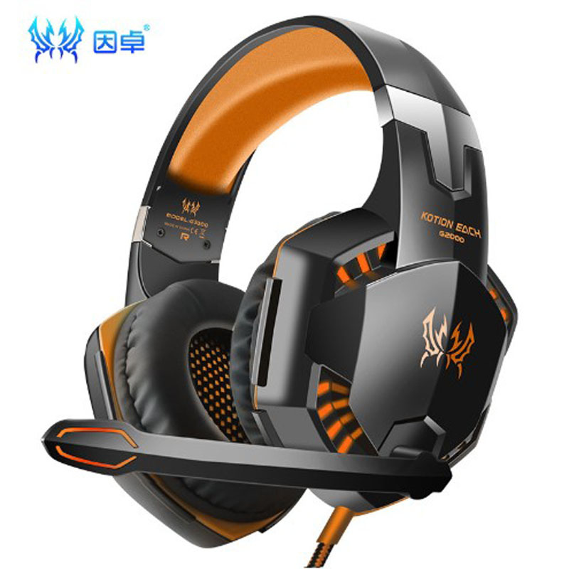跨境 因卓KOTION EACH G2000头戴游戏吃鸡耳机 手机耳机PS4 X-BOX