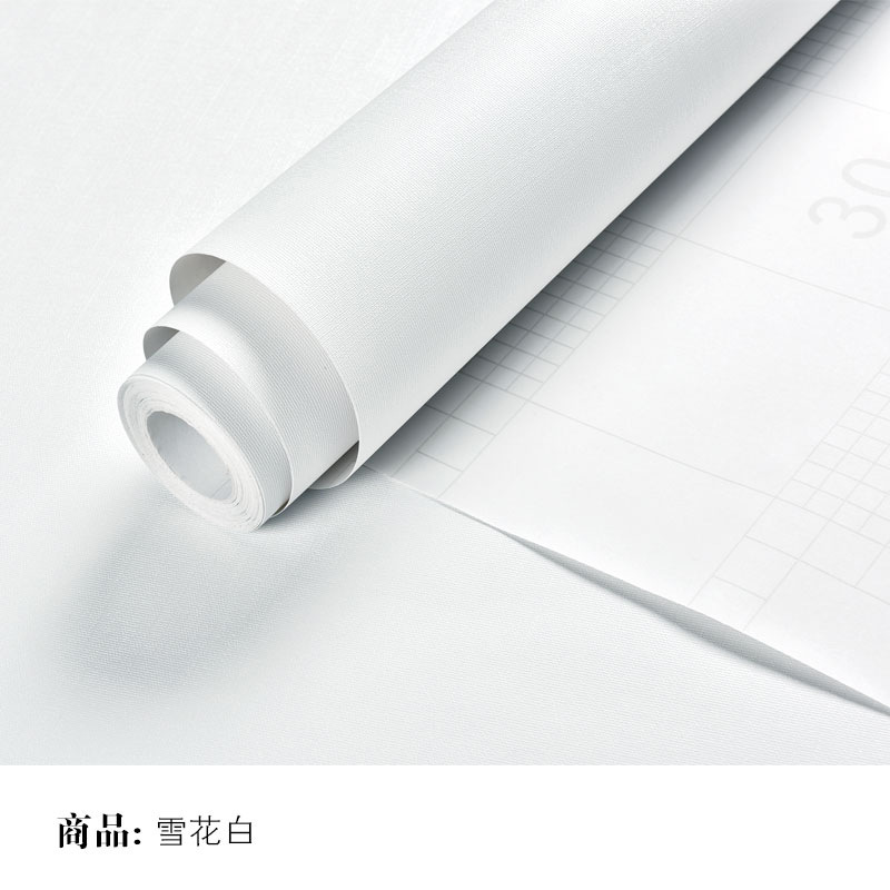 批发马卡龙墙纸自粘卧室温馨壁纸防水pvc纯色素色宿舍寝室墙贴纸