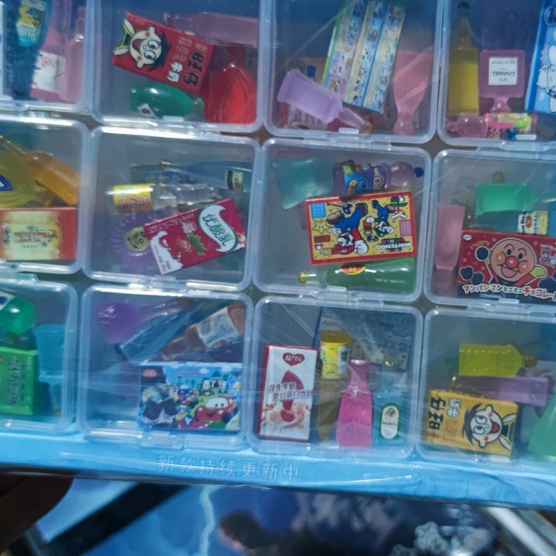 零售2元24入迷你过家家玩具食玩超市微缩模型摆件零食小卖部热卖