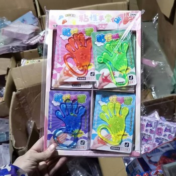 大号弹性手掌怀旧伸缩粘性手掌发泄创意小手儿童便宜玩具批发礼品