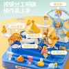 正版奶龙闯关大冒险儿童益智轨道车滑行小火车公仔玩具男孩1-3岁