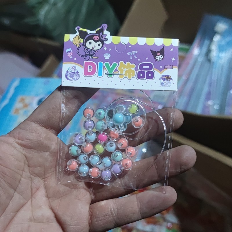 DIY饰品手链手工制作手串珠女孩系列手环小卖部学校流行玩具批发