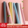 现货跨境40cm墙纸自粘宿舍纯色壁纸防水防潮卧室背景家具翻新贴纸