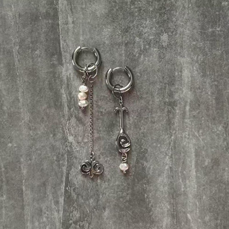 经典设计哈萨克民族风耳环不对称百搭精致高级感独特小众流苏耳饰
