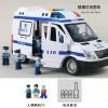 儿童警察车惯性灯光音乐可开门公安车男孩3-6岁玩具仿真汽车模型