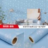 跨境自粘墙纸圣诞树壁纸防水防潮可擦洗贴纸宿舍柜子桌面翻新贴纸
