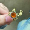 “有钳花”螃蟹戒指轻奢小众精致独特时髦个性设计高级感开口指环