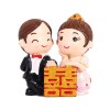 新郎新娘婚礼婚庆树脂娃娃摆件礼品饰品结婚婚房摆饰批发新中式