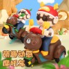 跨境儿童特技电动三轮车可爱小熊萌趣动感摩托车灯光音乐电动玩具