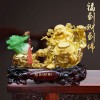 弥勒佛福到财到摆件店铺玄关乔迁开业送礼工艺品发财树发财树