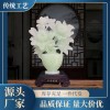 阿富汗玉花瓶摆件客厅家居电视柜玄关装饰工艺品乔迁礼品树脂仿玉