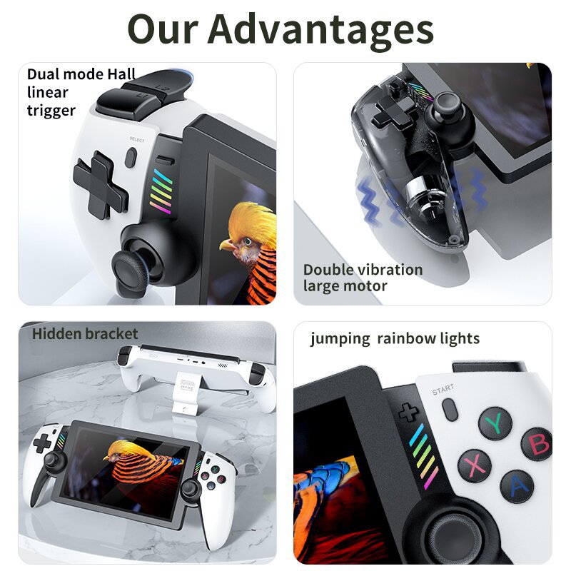 跨境爆款M28掌上游戏机掌机支持大型PS2游戏3D双摇杆战神经典复古