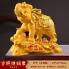 纳福风水福象树脂工艺品摆饰酒柜发财摆件高级感开业乔迁礼物批发