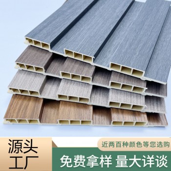 竹木大长城板格栅板吊顶背景墙面木塑穿孔吸音隔音板静音设计
