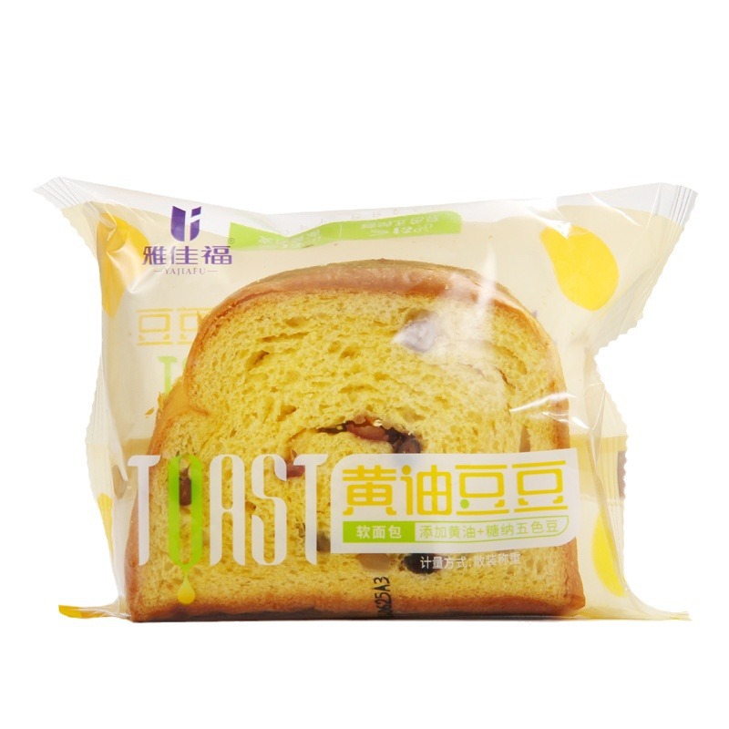雅佳福黄油巧克力豆豆软面包营养早餐吐司下午茶点心休闲零食小吃