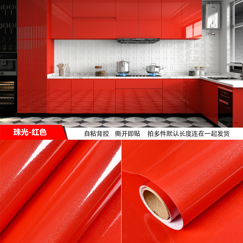 跨境自粘立体墙纸防水防潮壁纸橱柜家具翻新装饰贴纸3D wallpaper