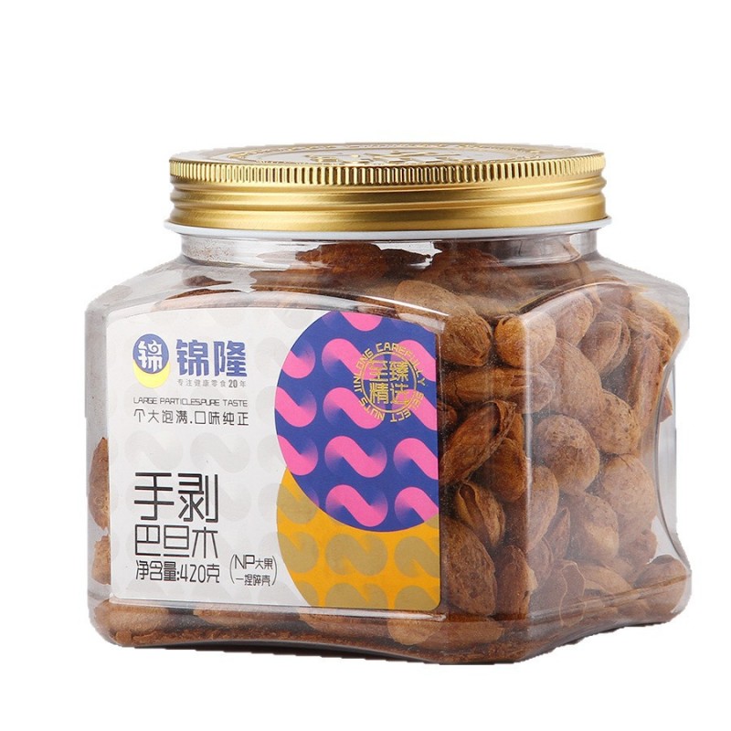 锦隆手剥巴旦木扁桃仁杏仁干果大颗坚果炒货解馋零食休闲食品小吃