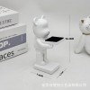 宇航员手表架装饰摆件老爷爷表台iWatch座托盘手表树脂展示架桌面