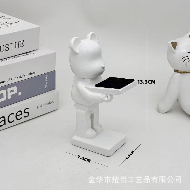 宇航员手表架装饰摆件老爷爷表台iWatch座托盘手表树脂展示架桌面