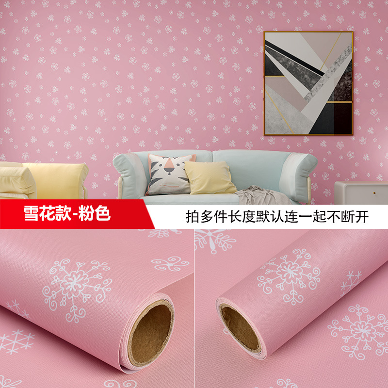 跨境自粘墙纸圣诞树壁纸防水防潮可擦洗贴纸宿舍柜子桌面翻新贴纸