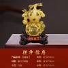 百福临门葫芦摆件客厅玄关中式树脂沙金乔迁礼物金葫芦金葫芦摆件