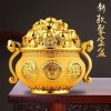 金元宝聚宝盆招财盆摆件树脂小众发财开业乔迁礼物工艺装饰品批发