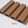 室外木塑外墙护墙板 二代WPC木塑格栅户外塑木共挤长城板轻奢pvc
