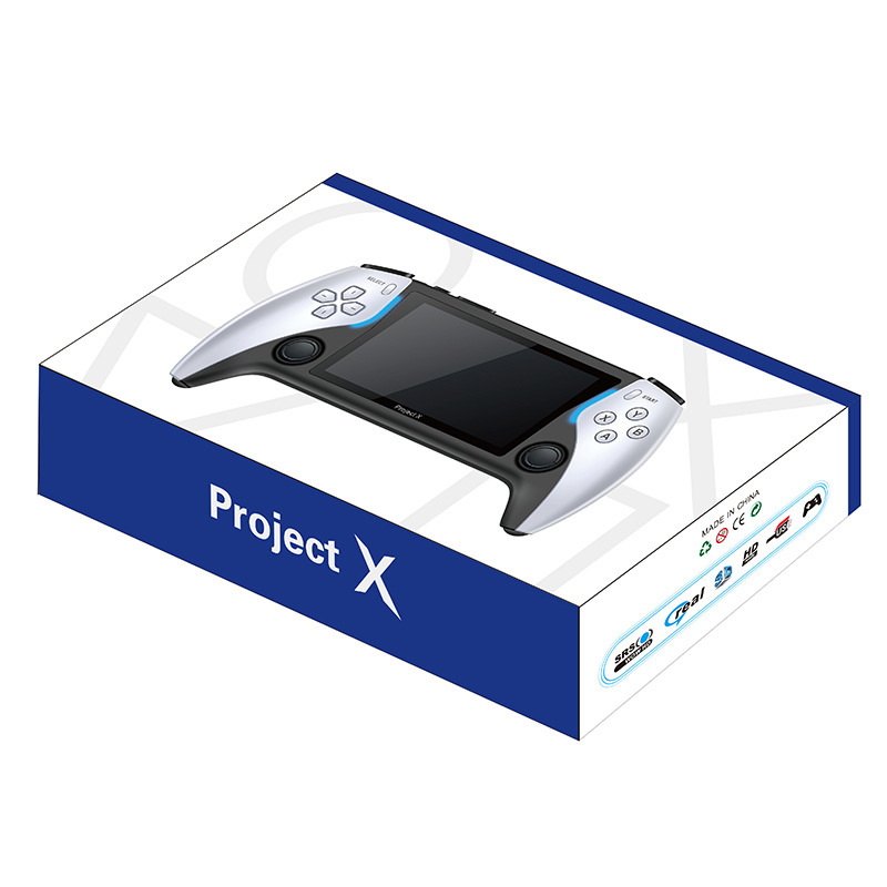 跨境爆款PROJECTX掌上游戏机掌机开源大型PSP游戏双人对打街机