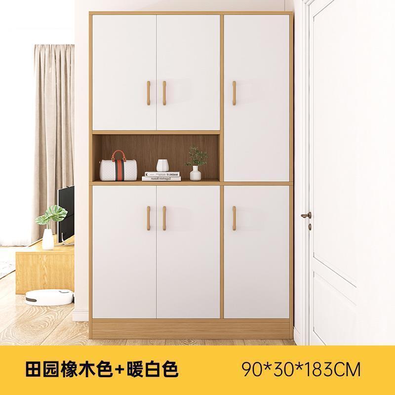 鞋柜家用门口大容量入户门玄关柜一体隔断靠墙收纳储物柜加高鞋架