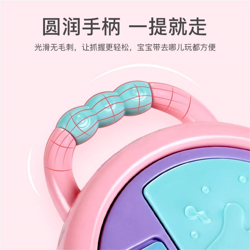婴儿玩具0到1岁宝宝手拍鼓音乐摇铃小钢琴6个月以上幼儿益智早教