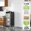 厨房多层收纳柜落地微波炉置物架餐边橱柜家用带门多功能储物柜子