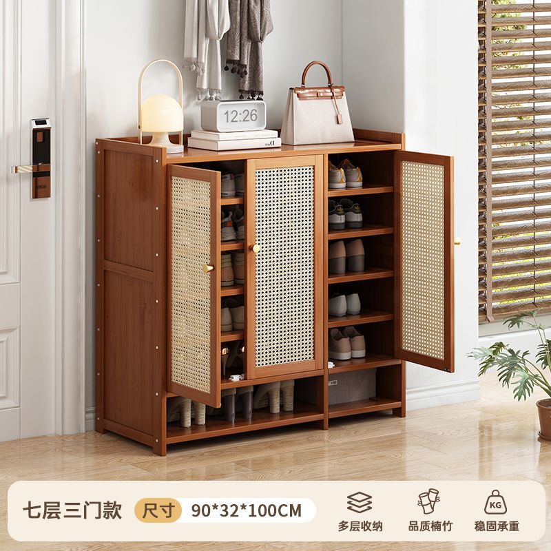 家用门口鞋架子简易室内出租屋用收纳神器经济型多层防尘鞋柜新款