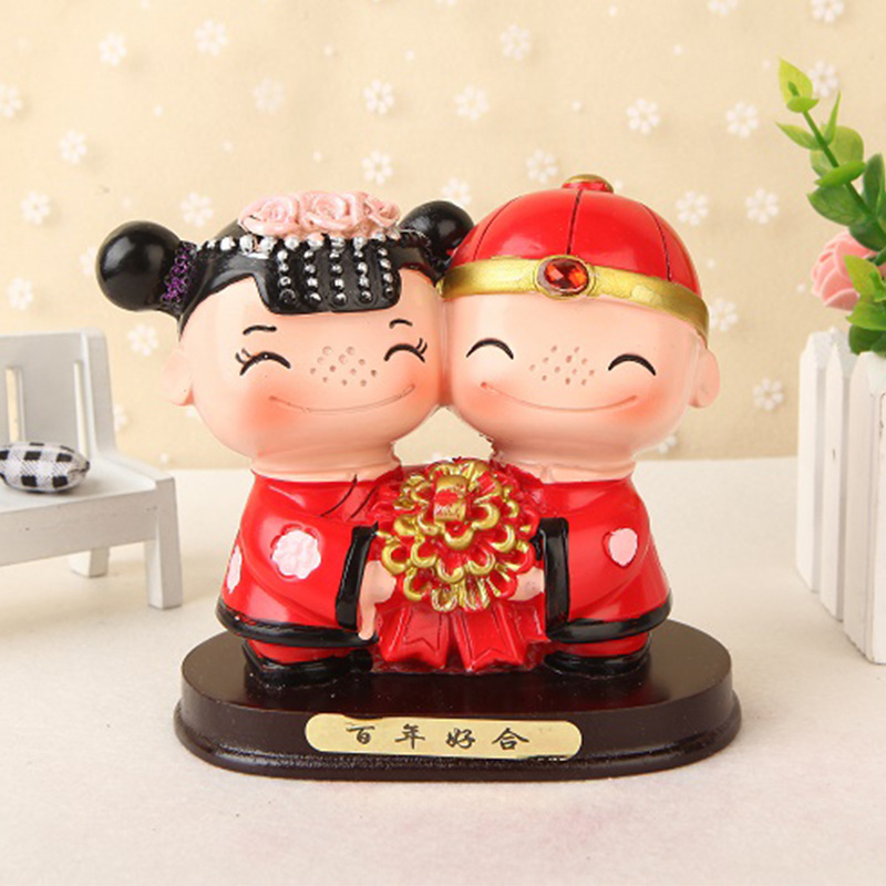 中式结婚礼品送人闺蜜新娘礼物实用创意装饰新婚房间布置桌上摆件