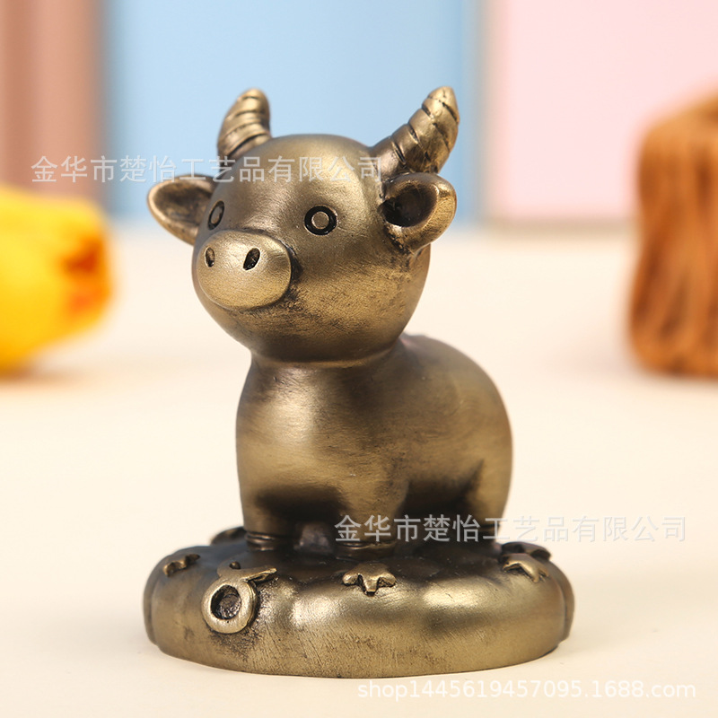 卡通十二星座射手座装饰伴手礼树脂车载桌面星座小摆件生日双鱼座