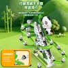 自动爬楼梯玩具小熊猫电动滑行轨道滑滑梯儿童益智玩具抬头早教