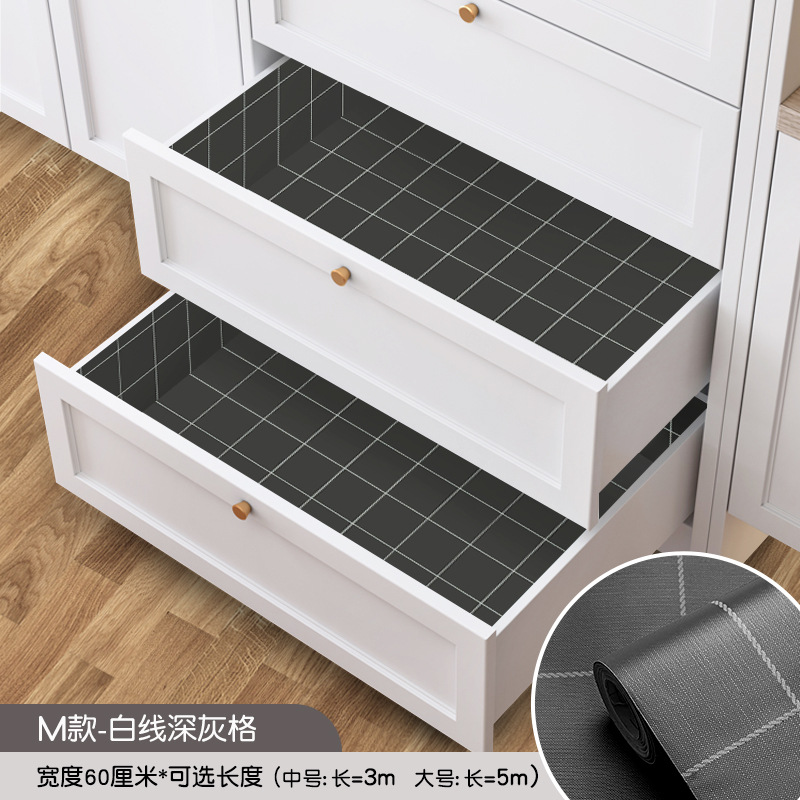 抽屉贴纸自粘墙纸防水防潮可擦洗壁纸旧家具翻新衣柜橱柜家用贴膜