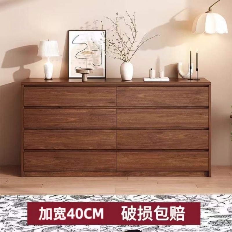 五斗柜客厅靠墙储物柜卧室床尾收纳柜简约现代家用抽屉柜落地斗柜