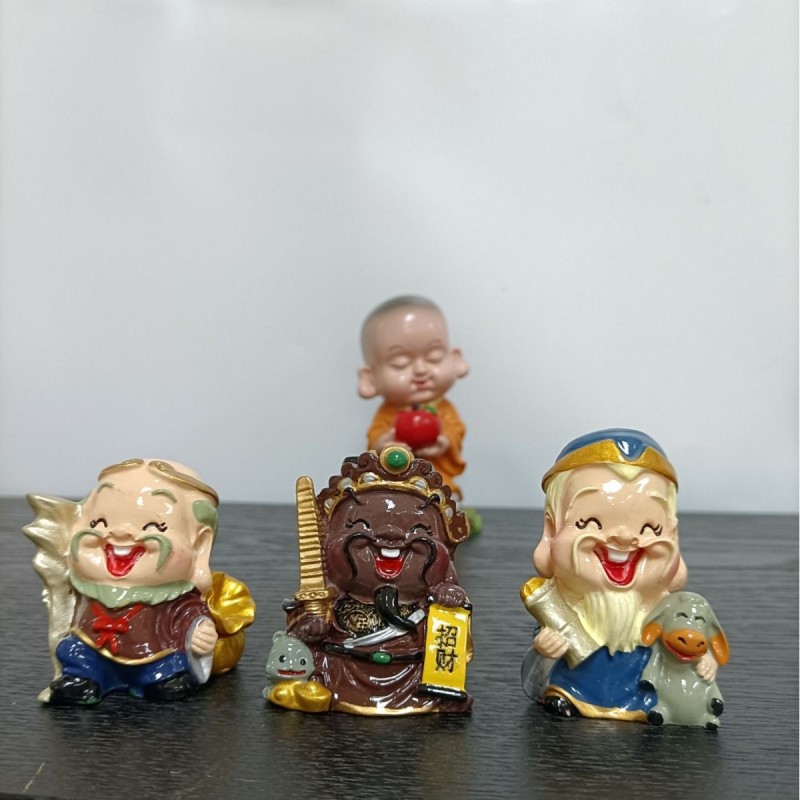 加工定制发财树脂酒柜摆件高级感中式乔迁礼物酒店新家玄关工艺品