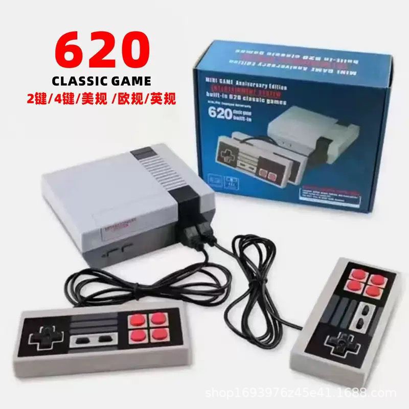 NES620掌上家用游戏机内置双人连接电视内置经典FC游戏红白机跨境