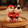 婚庆结婚工艺品新郎新娘百年好合婚礼布置摆件婚房桌面家居装饰品