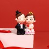 新郎新娘婚礼婚庆树脂娃娃摆件礼品饰品结婚婚房摆饰批发新中式