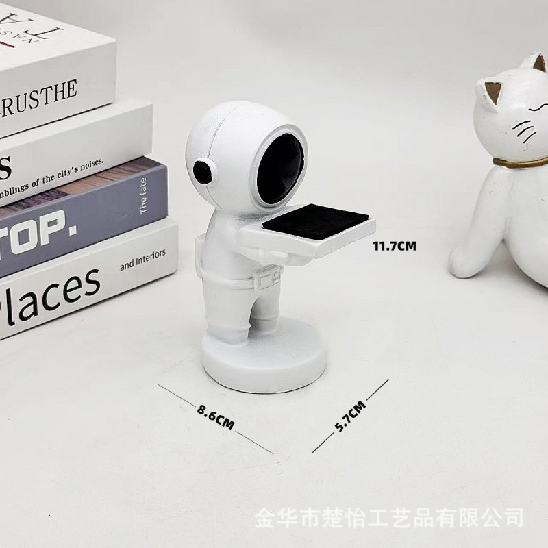 宇航员手表架装饰摆件老爷爷表台iWatch座托盘手表树脂展示架桌面