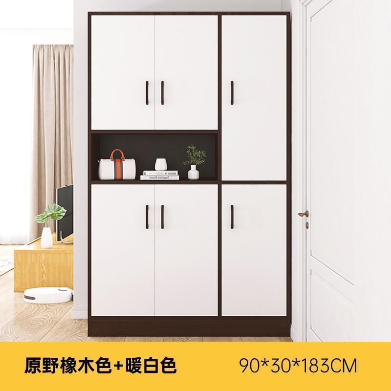 鞋柜家用门口大容量入户门玄关柜一体隔断靠墙收纳储物柜加高鞋架
