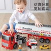 儿童大号油罐车玩具仿真益智惯性工程车运输车模型男孩小汽车3岁4